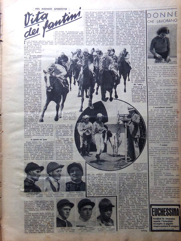 La Domenica del Corriere 2 Gennaio 1938 Duce Manciukuò Fantini …