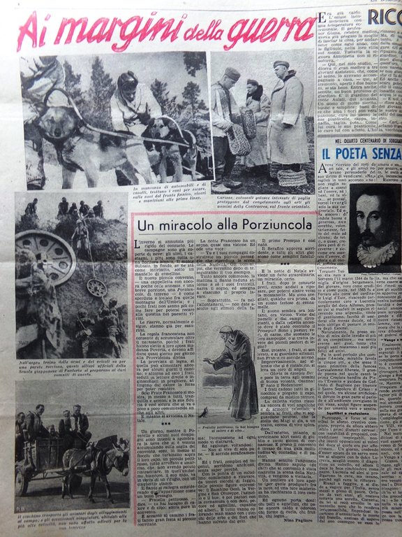 La Domenica del Corriere 2 Gennaio 1944 WW2 Cozzarini Tasso … | Immagine Gallery 7