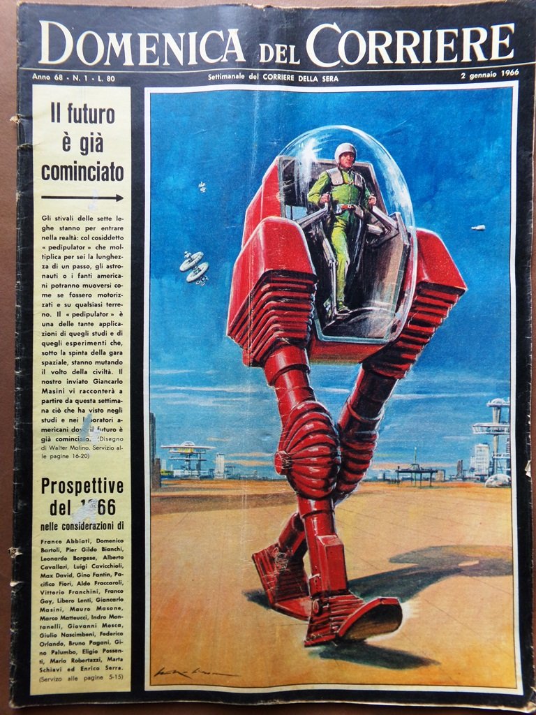 La Domenica del Corriere 2 Gennaio 1966 Chaplin Usa Russia …