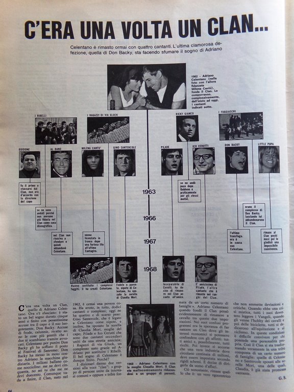 La Domenica del Corriere 2 Gennaio 1968 Mugic Grecia Lotta …