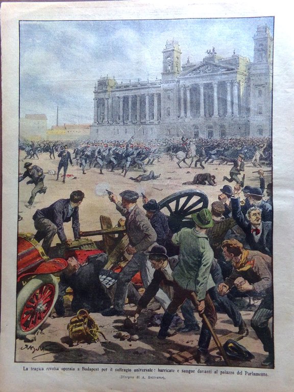 La Domenica del Corriere 2 Giugno 1912 Roosevelt Salomone Smirne … | Immagine Gallery 6