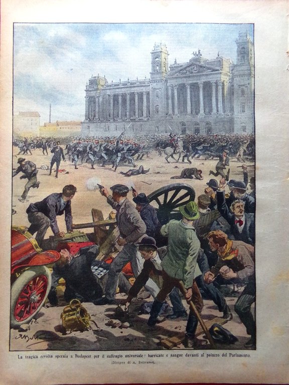 La Domenica del Corriere 2 Giugno 1912 Roosevelt Salomone Smirne … | Immagine Gallery 9