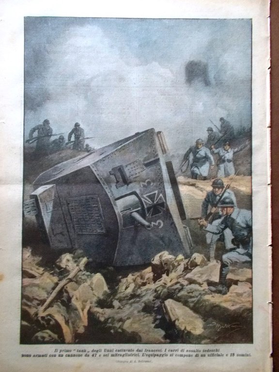 La Domenica del Corriere 2 Giugno 1918 WW1 Principe Galles …