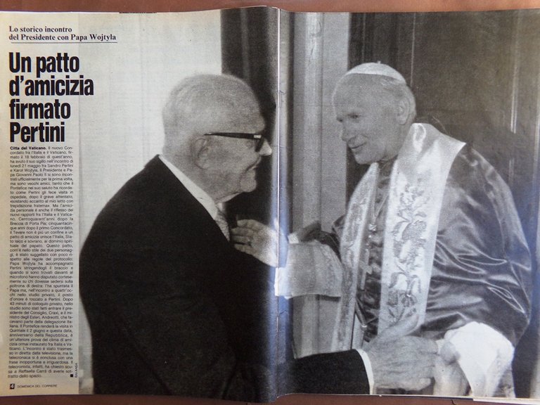 La Domenica del Corriere 2 Giugno 1984 Roma Calcio Pertini …