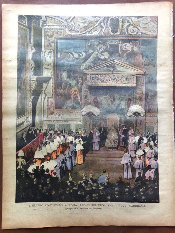 La Domenica del Corriere 2 Luglio 1899 Pesca del Tonno …