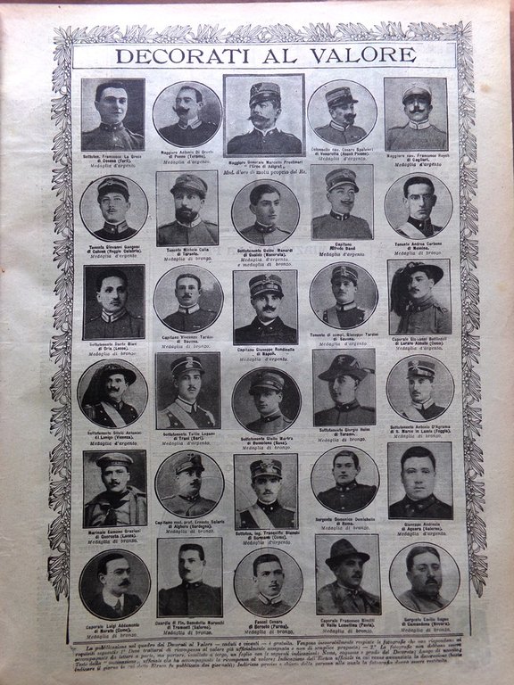 La Domenica del Corriere 2 Luglio 1916 WW1 Alpini Absburgo …