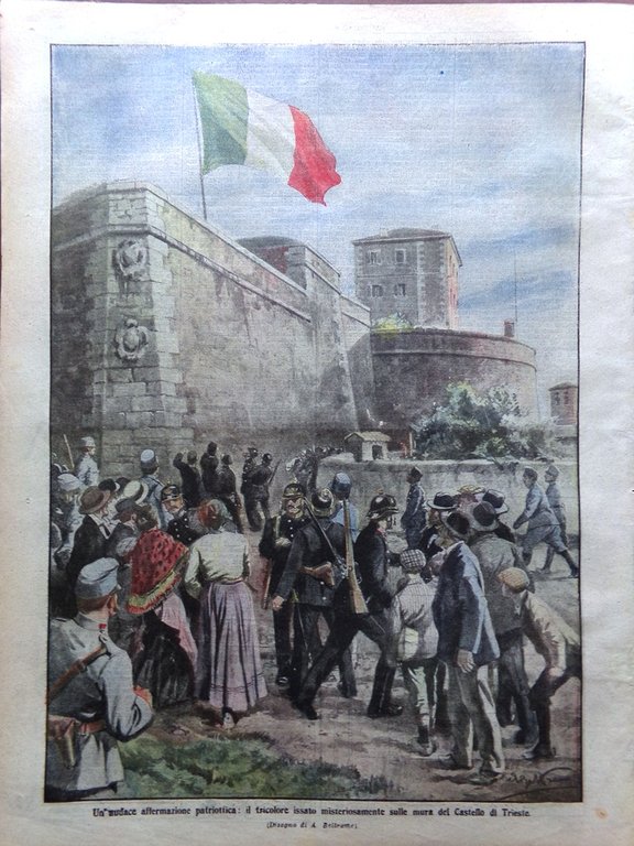 La Domenica del Corriere 2 Luglio 1916 WW1 Alpini Absburgo …