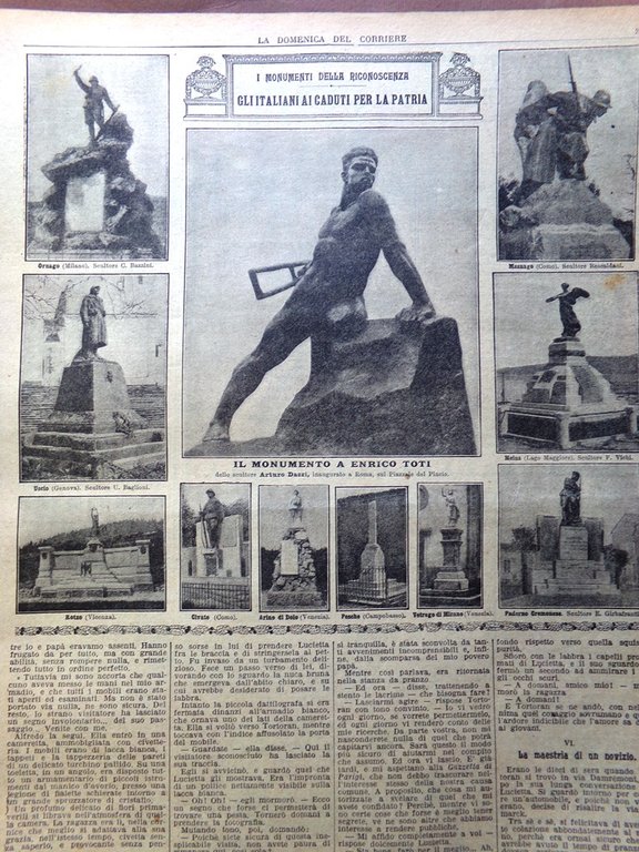 La Domenica del Corriere 2 Luglio 1922 Pirelli Milano Ramadan …