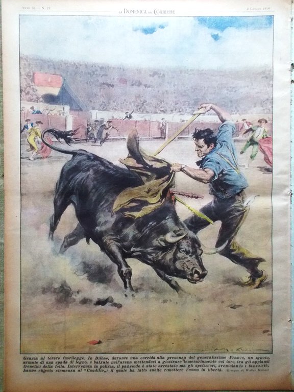 La Domenica del Corriere 2 Luglio 1950 Beltrame Toscanini Goretti …