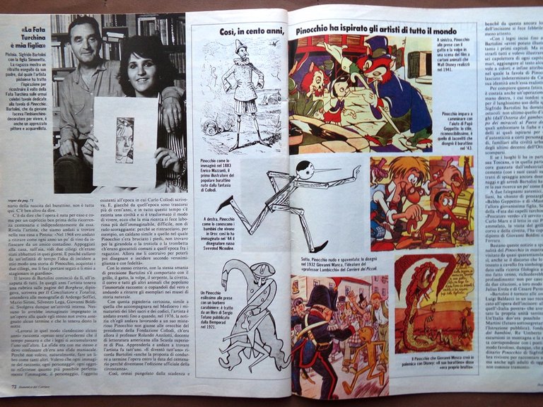 La Domenica del Corriere 2 Luglio 1987 Fred Astaire Pinocchio …