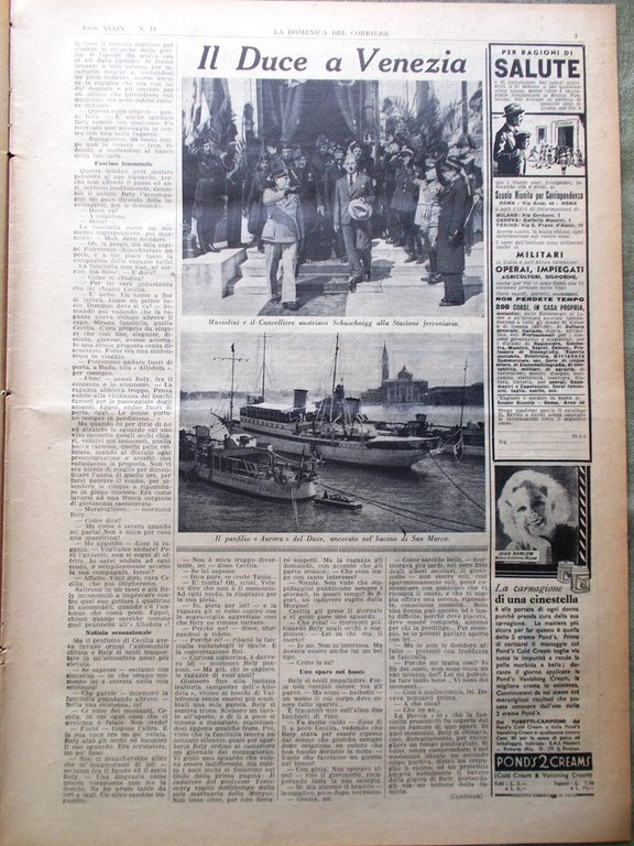 La Domenica del Corriere 2 Maggio 1937 Rockefeller Fontana Bernini … | Immagine Gallery 2