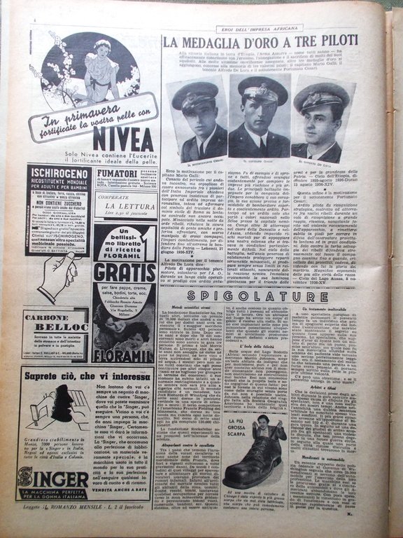 La Domenica del Corriere 2 Maggio 1937 Rockefeller Fontana Bernini … | Immagine Gallery 4