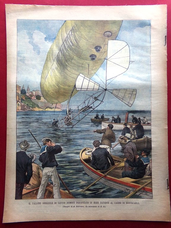 La Domenica del Corriere 2 Marzo 1902 Tumulti Trieste Santos-Dumont … | Immagine Gallery 10