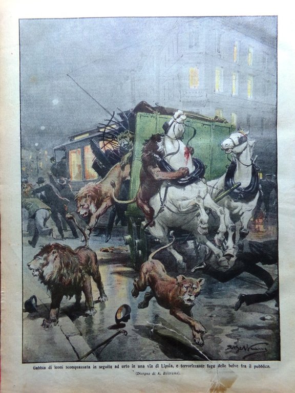 La Domenica del Corriere 2 Novembre 1913 Ameglio Giolitti Chubut …