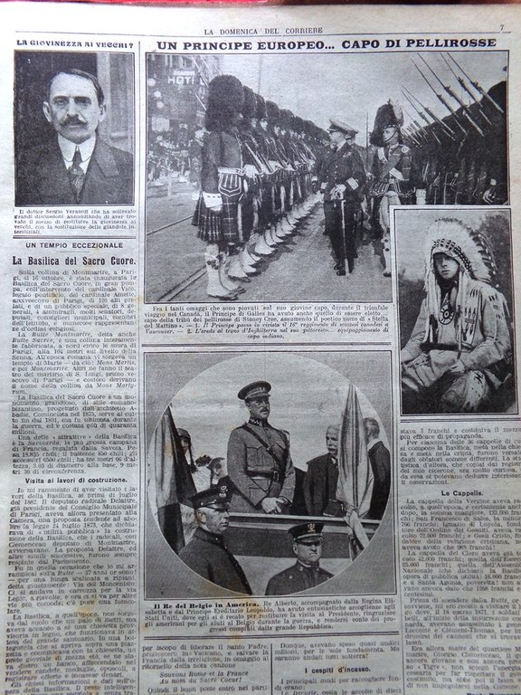 La Domenica del Corriere 2 Novembre 1919 Anniversario Vittoria Massoneria …