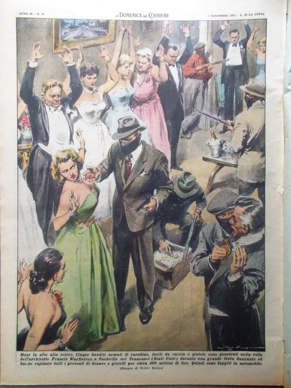 La Domenica del Corriere 2 Novembre 1952 Presidenziali Usa Gardner … | Immagine Gallery 3