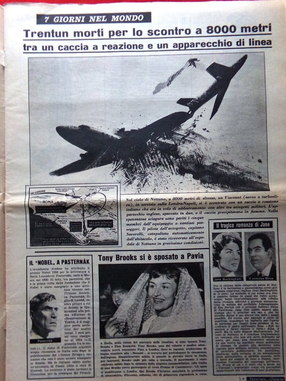 La Domenica del Corriere 2 Novembre 1958 Papa Giovanni XXIII …