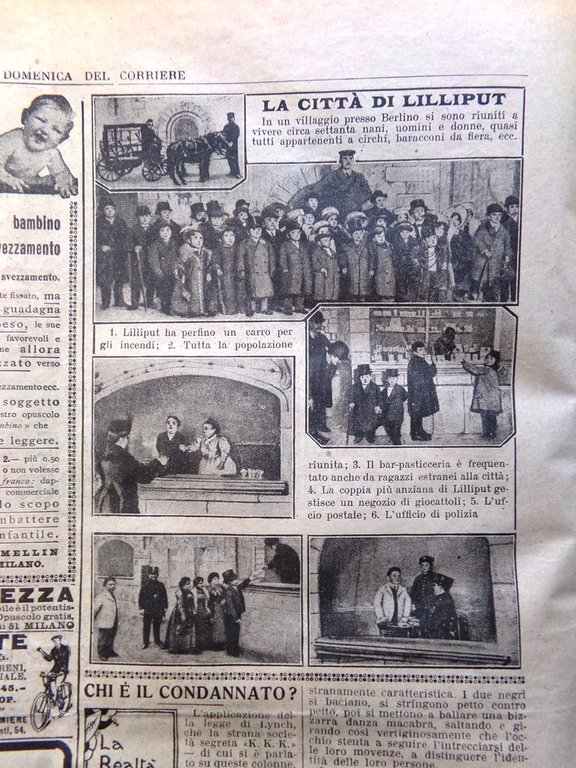 La Domenica del Corriere 2 Ottobre 1921 Oppau Germania Dante …