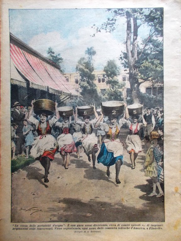 La Domenica del Corriere 2 Ottobre 1927 Forzati Savona Fantasma …