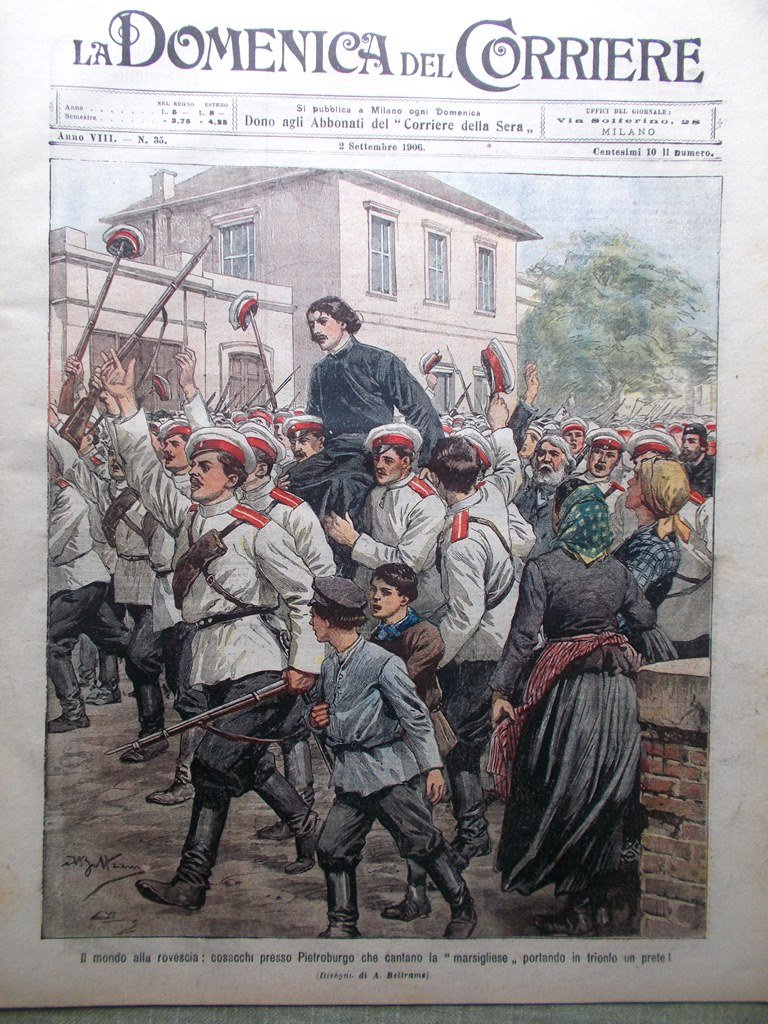 La Domenica del Corriere 2 Settembre 1906 Terremoto Cile Stolypin …