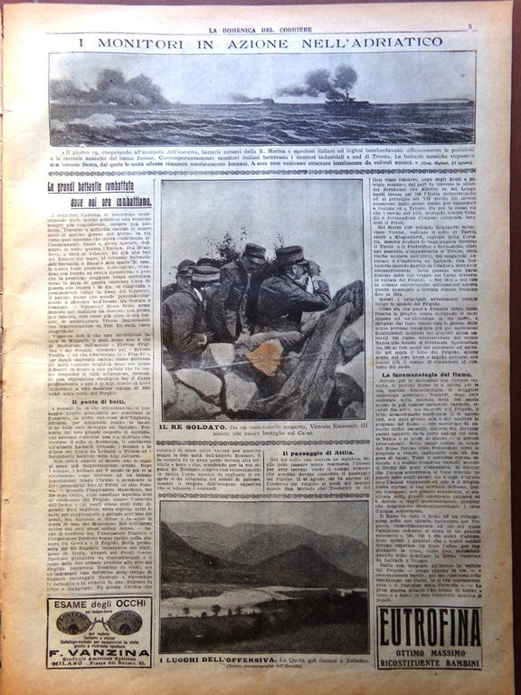 La Domenica del Corriere 2 Settembre 1917 WW1 David Devant …