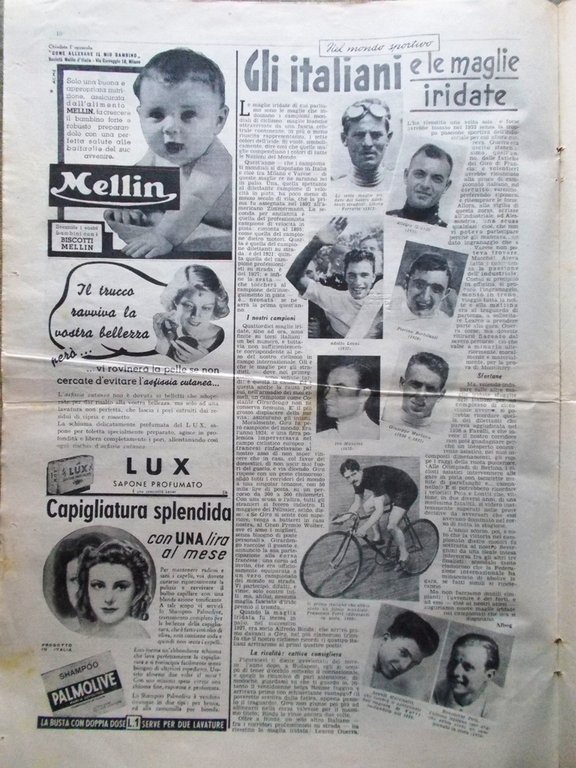 La Domenica del Corriere 2 Settembre 1939 Almenno Esodo Polonia …