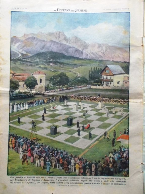 La Domenica del Corriere 2 Settembre 1939 Almenno Esodo Polonia …