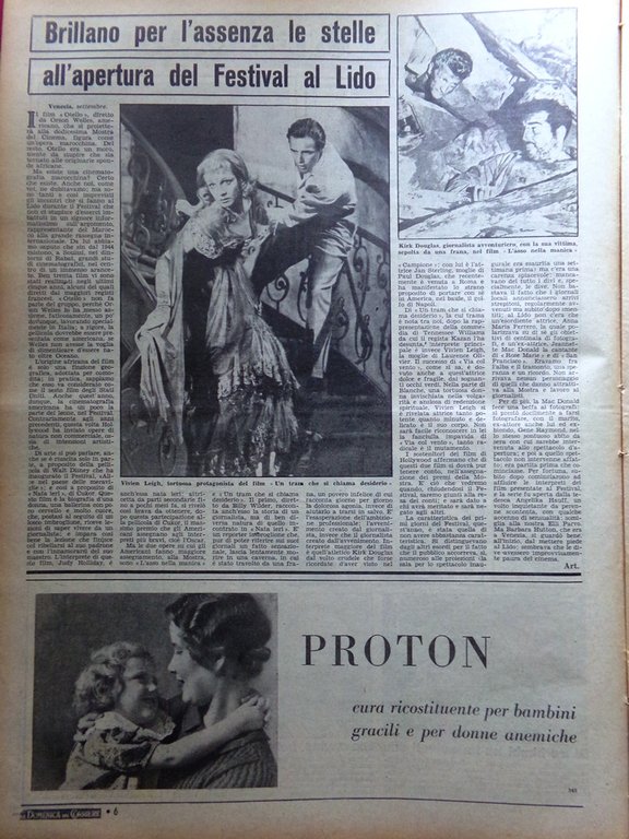 La Domenica del Corriere 2 Settembre 1951 Margaret Charlie Darnell …