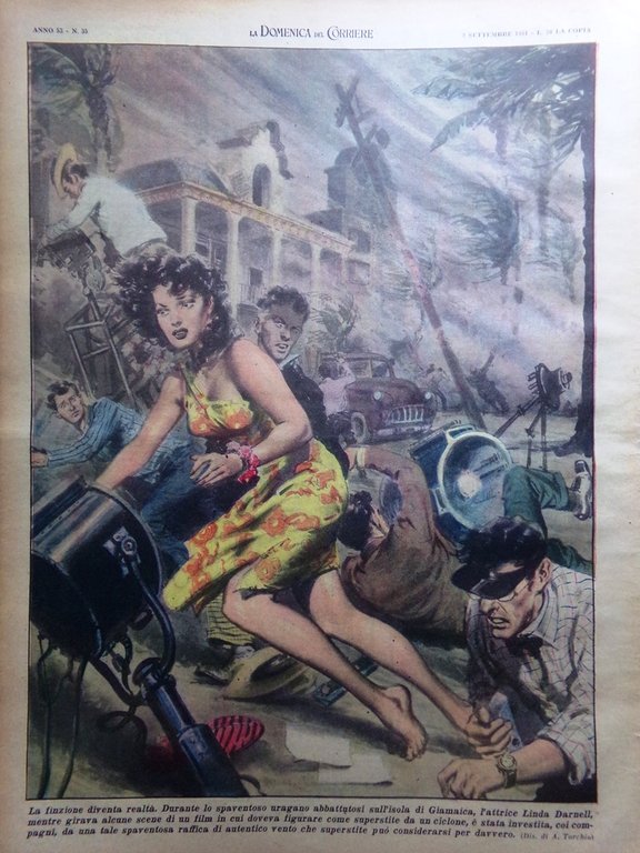 La Domenica del Corriere 2 Settembre 1951 Margaret Charlie Darnell …