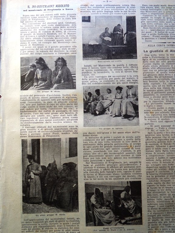 La Domenica del Corriere 20 Agosto 1905 Manicomio Fregionaia Madonna … | Immagine Gallery 4