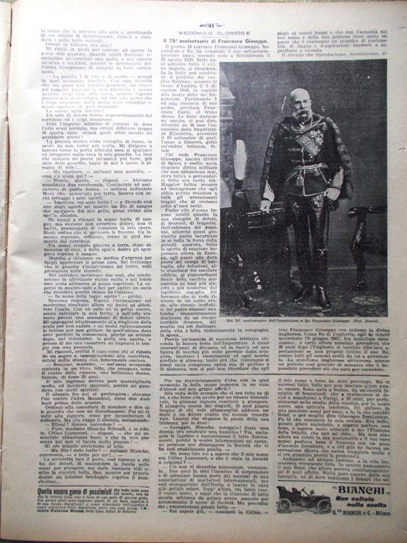 La Domenica del Corriere 20 Agosto 1905 Manicomio Fregionaia Madonna …