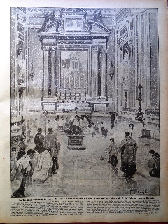 La Domenica del Corriere 20 Agosto 1905 Manicomio Fregionaia Madonna … | Immagine Gallery 7