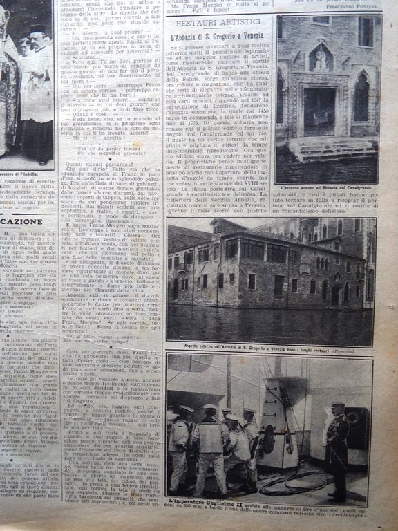 La Domenica del Corriere 20 Agosto 1911 Salimbeni Colera Israels …