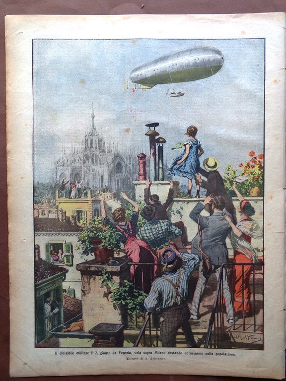 La Domenica del Corriere 20 Agosto 1911 Salimbeni Colera Israels …