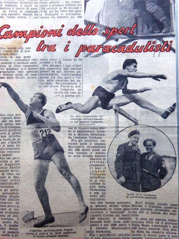 La Domenica del Corriere 20 Agosto 1944 WW2 Ettore Muti …