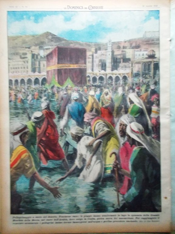 La Domenica del Corriere 20 Agosto 1950 Mecca Partinico Binda …