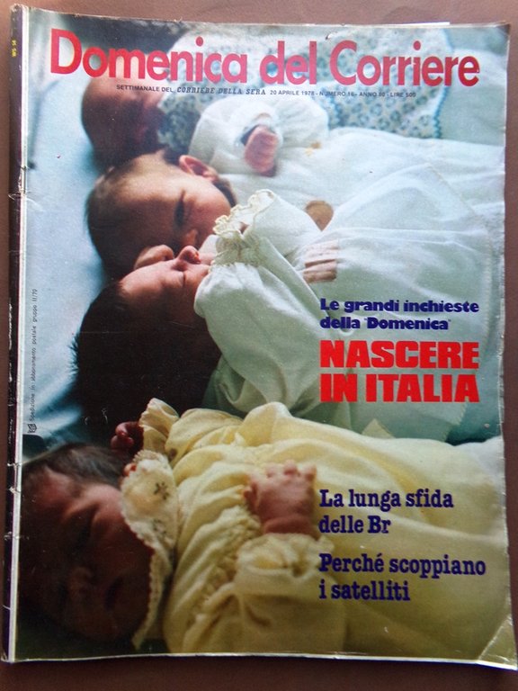 La Domenica del Corriere 20 Aprile 1978 Aldo Moro Graneris … | Immagine Gallery 1