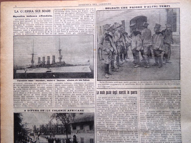 La Domenica del Corriere 20 Dicembre 1914 WW1 Guerra in …