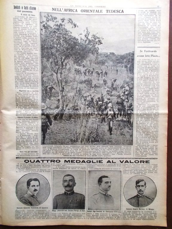 La Domenica del Corriere 20 Febbraio 1916 WW1 Briand Zaino …