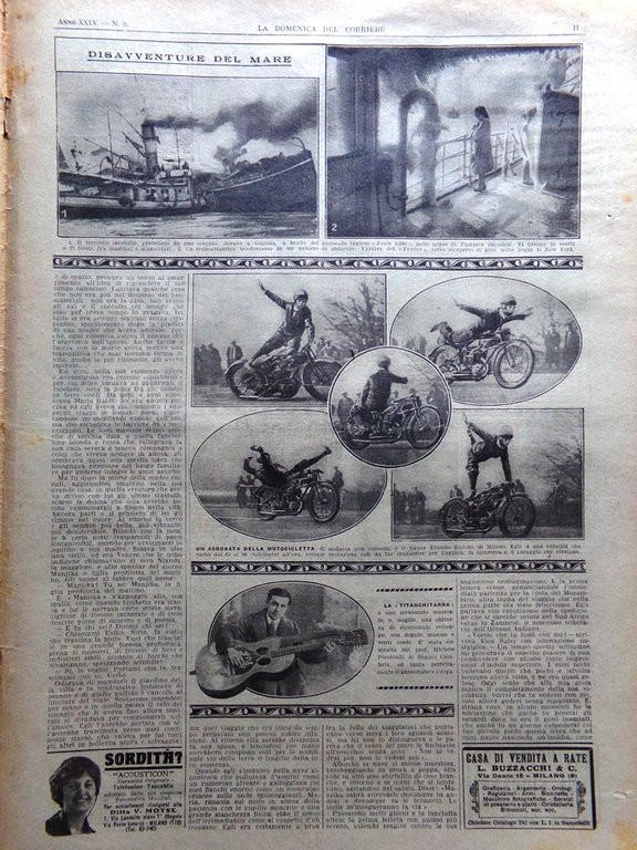 La Domenica del Corriere 20 Febbraio 1927 Siro Verona Cavalieri …