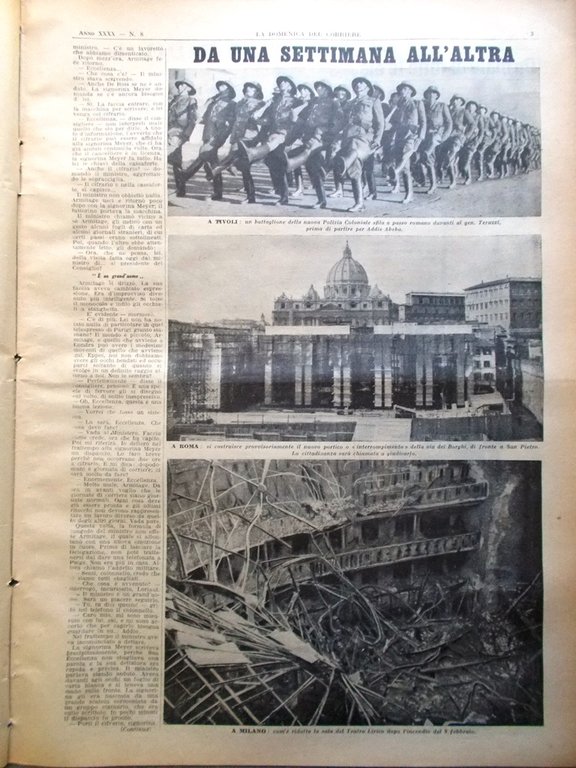 La Domenica del Corriere 20 Febbraio 1938 Csardas Balene Aurora … | Immagine Gallery 2