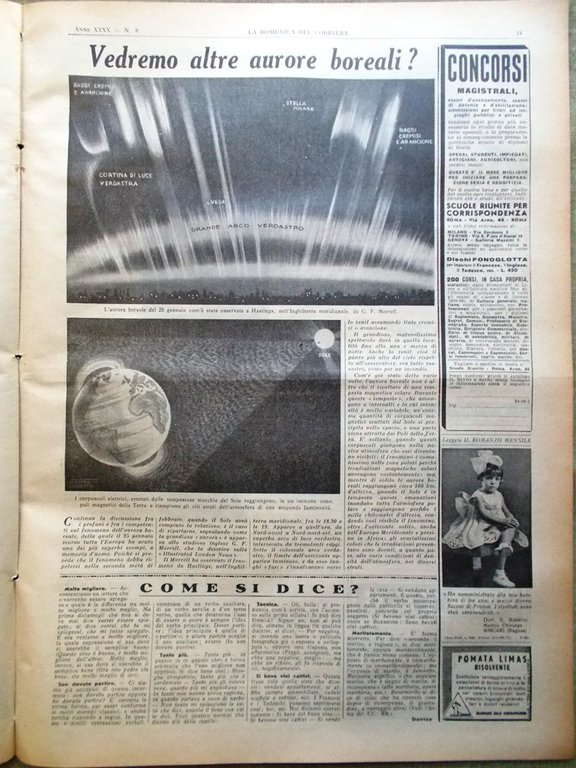 La Domenica del Corriere 20 Febbraio 1938 Csardas Balene Aurora … | Immagine Gallery 4