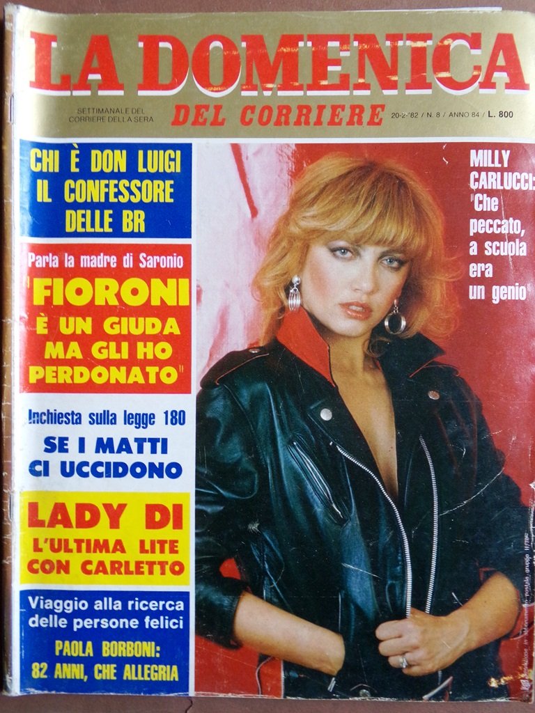 La Domenica del Corriere 20 Febbraio 1982 Lady Diana Solidarnosc …