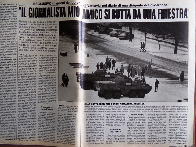 La Domenica del Corriere 20 Febbraio 1982 Lady Diana Solidarnosc …