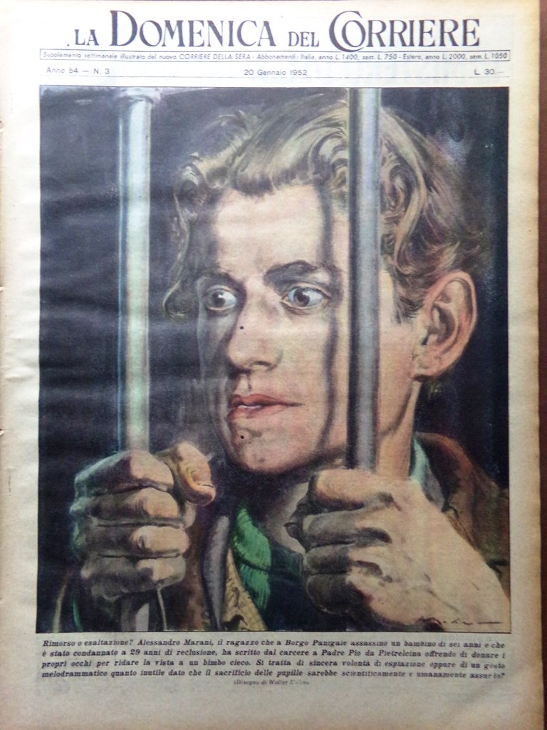 La Domenica del Corriere 20 Gennaio 1952 Donne al Potere … | Immagine principale