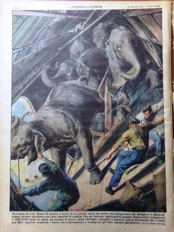 La Domenica del Corriere 20 Gennaio 1952 Donne al Potere … | Immagine Gallery 3