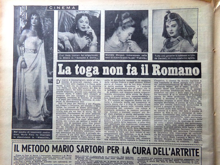 La Domenica del Corriere 20 Gennaio 1952 Donne al Potere … | Immagine Gallery 4