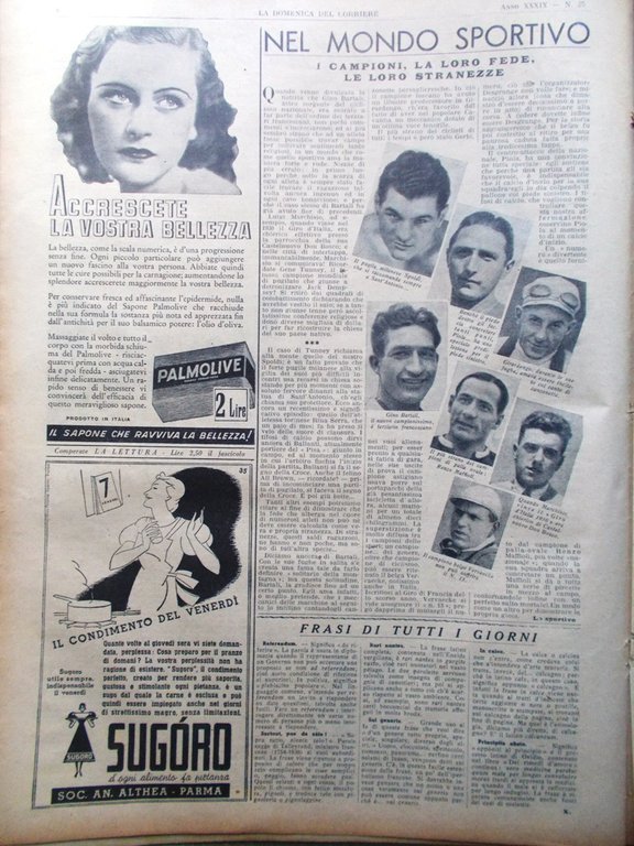 La Domenica del Corriere 20 Giugno 1937 Morte Jean Harlow … | Immagine Gallery 2