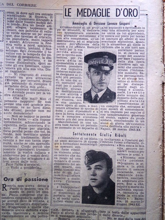 La Domenica del Corriere 20 Giugno 1943 WW2 Cuban Rosasco …