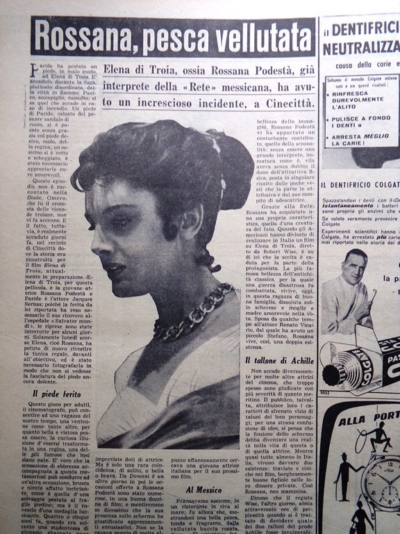 La Domenica del Corriere 20 Giugno 1954 Pierrot Podestà Churchill …
